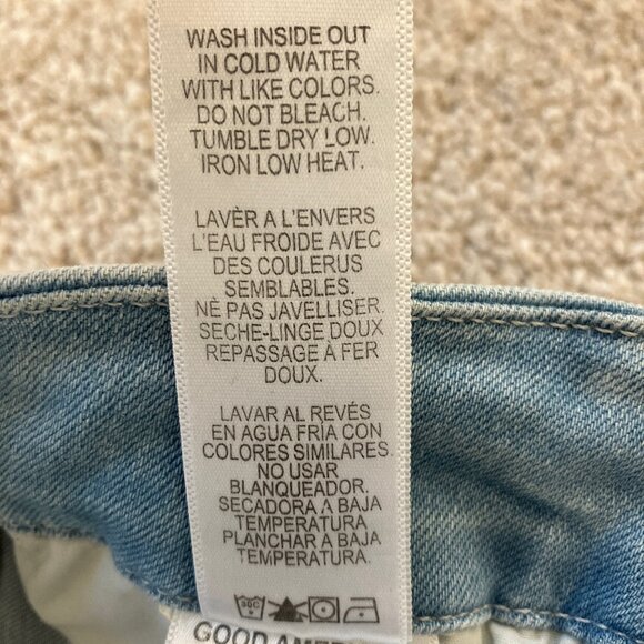 Good American Good Waist Crop Size 4/27 - Picture 15 of 15